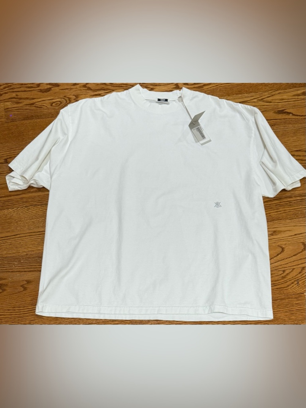 Kith White Short Sleeve Tee with Subtle Logo